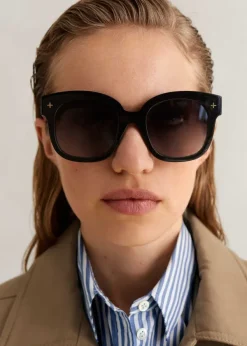 Clearance ME+EM Oversized Sunglasses Black