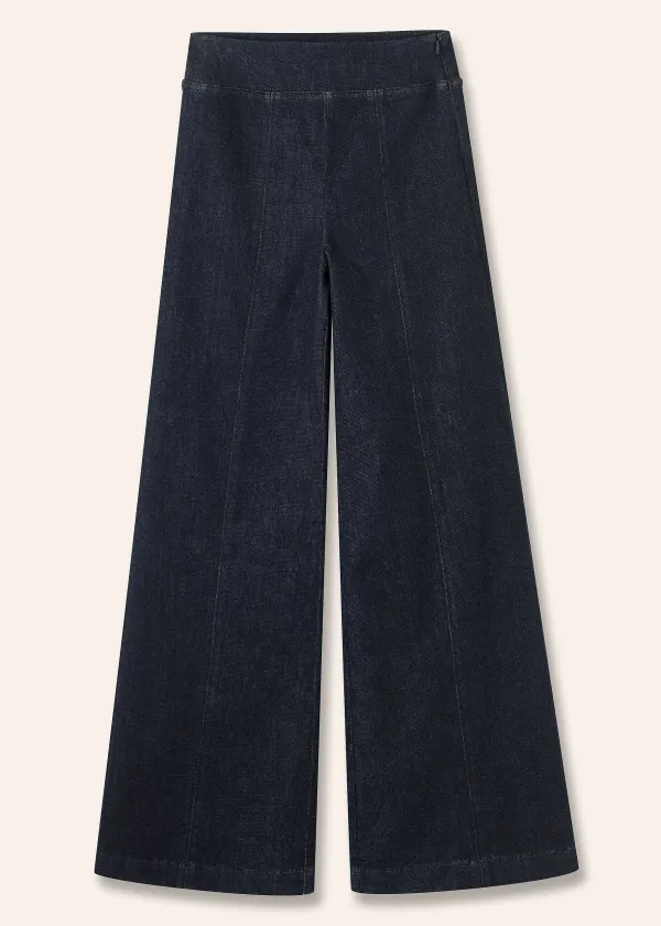 Clearance ME+EM Palazzo Travel Jean Indigo