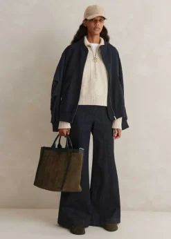 Clearance ME+EM Palazzo Travel Jean Indigo