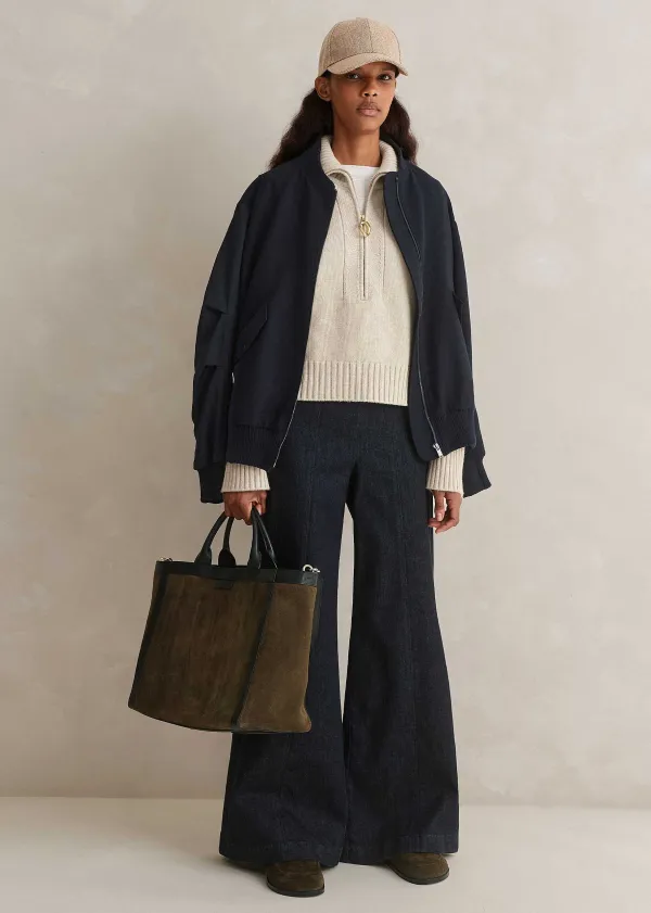 Clearance ME+EM Palazzo Travel Jean Indigo