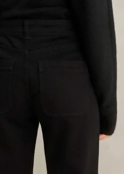 Best ME+EM Patch Pocket Subtle Flare Jean Black