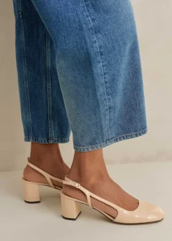 ME+EM Patent Slingback Nude