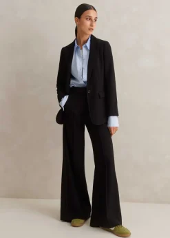 Hot ME+EM Perfect Workwear Long Blazer Man Pant Suit Black