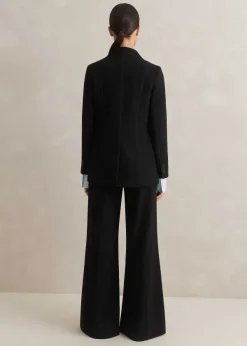 Hot ME+EM Perfect Workwear Long Blazer Man Pant Suit Black