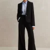 Clearance ME+EM Perfect Workwear Short Blazer Man Pant Suit Black