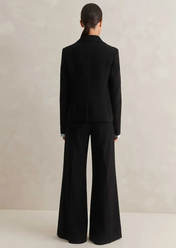 Clearance ME+EM Perfect Workwear Short Blazer Man Pant Suit Black