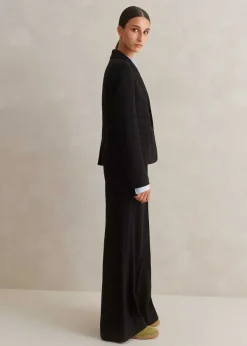 Clearance ME+EM Perfect Workwear Short Blazer Man Pant Suit Black