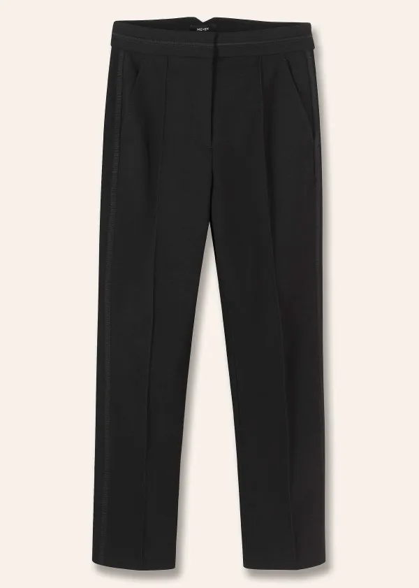 Clearance ME+EM Perfect Workwear Slim Crop Trouser Black