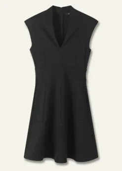 Best ME+EM Ponte Cap Sleeve Fit And Flare Dress Black