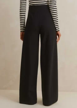 Online ME+EM Regular Length Travel Tailoring Palazzo Black