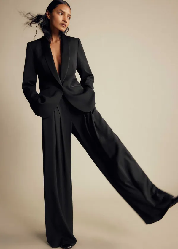 New ME+EM Regular-Length Forever Tux Trouser Suit Black