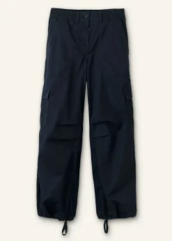 Sale ME+EM Relaxed Low-Rise Cargo Trouser Navy
