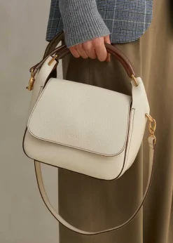 Discount ME+EM Resin Handle Crossbody Bag Off White