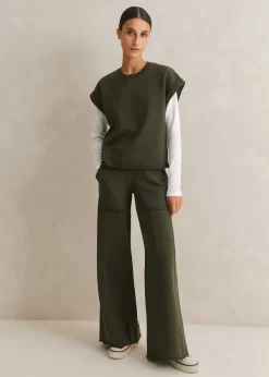 Clearance ME+EM Roll Cuff Sweatshirt Olive