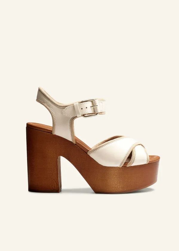 Clearance ME+EM 70S Clog Sandal Off White