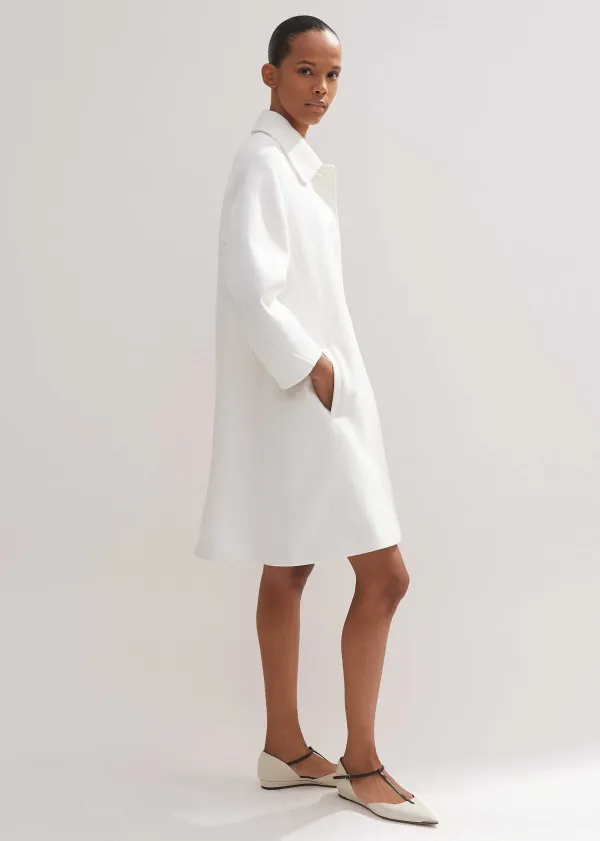 Hot ME+EM Sculptural Sleeve Swing Coat Co-Ord Neutrals