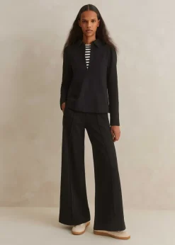 Discount ME+EM Short Length Travel Tailoring Palazzo Black