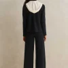 ME+EM Short-Length Travel Tailoring Palazzo Co-Ord Blue