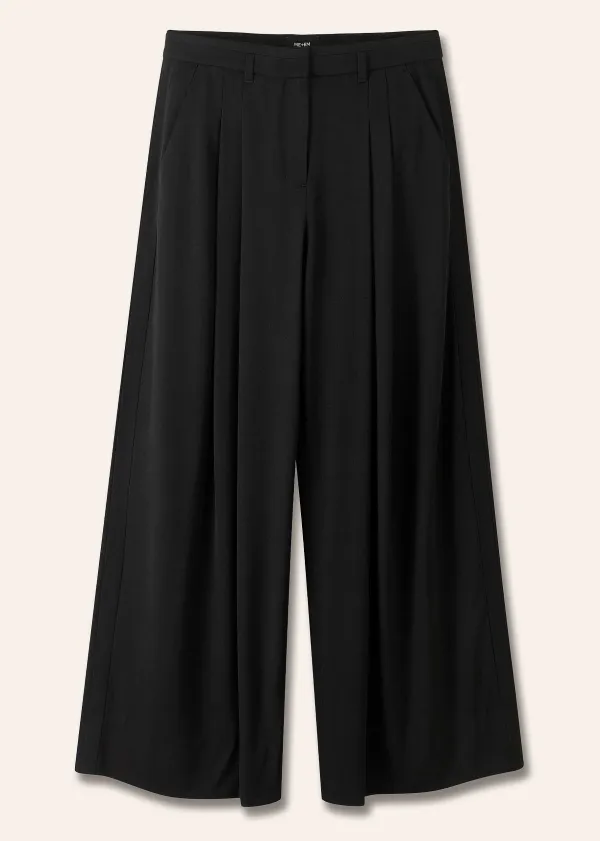 ME+EM Short-Length Wide-Leg Forever Tux Trouser Short Length