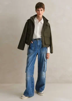 Hot ME+EM Silk Cotton Layering Shirt Cream