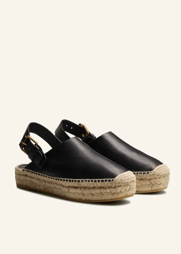 Best ME+EM Slingback Espadrille Black