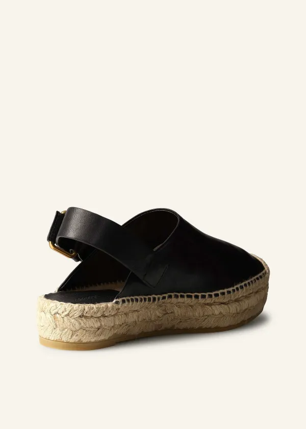 Best ME+EM Slingback Espadrille Black
