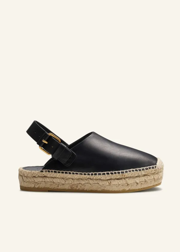 Best ME+EM Slingback Espadrille Black