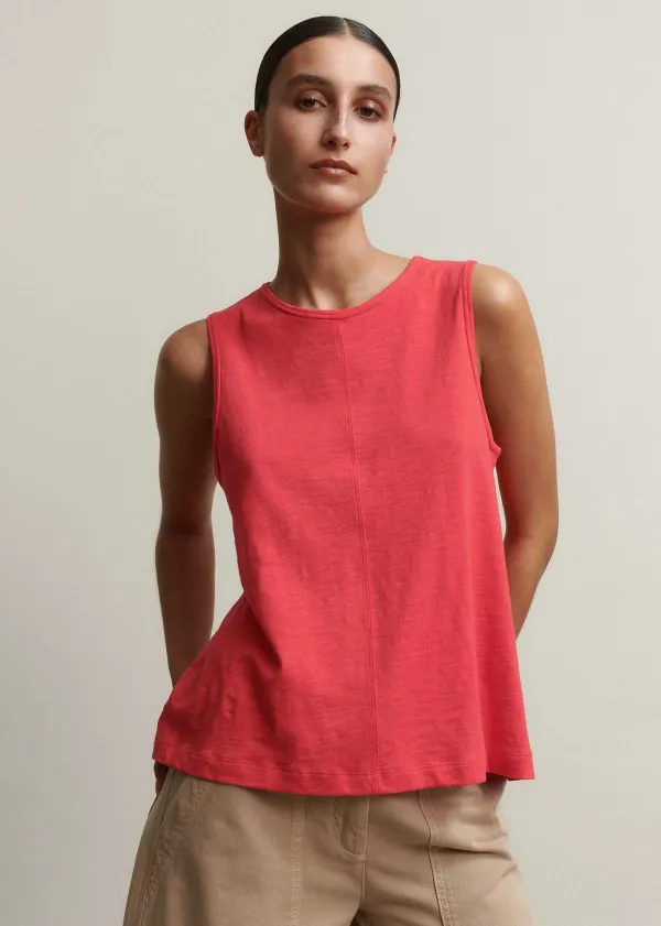 ME+EM Slub Crew Neck Swing Vest