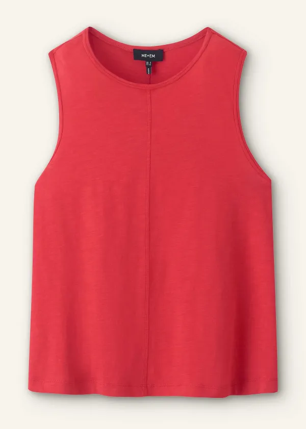 ME+EM Slub Crew Neck Swing Vest