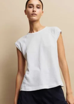 Discount ME+EM Slub Swing Tee Fresh White
