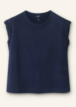 New ME+EM Slub Swing Tee Navy