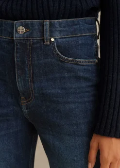 Sale ME+EM Super Slim Crop Jean Authentic Dark Blue Wash