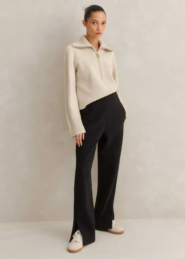 Clearance ME+EM Tapered Sweatshirting Track Pant Black