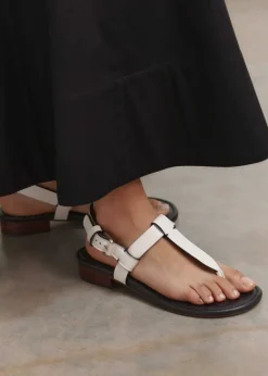 Hot ME+EM T-Bar Sandal Off White