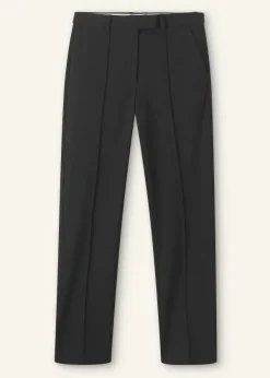 Clearance ME+EM Textured Boyish Cigarette Pant Black