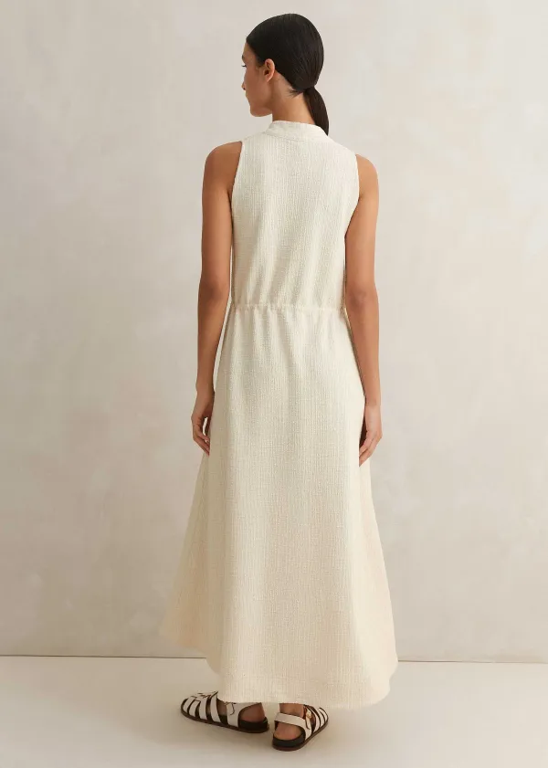 Discount ME+EM Textured Maxi Dress Cream
