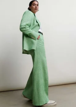 Clearance ME+EM Textured Prince Of Wales Check Suit Green