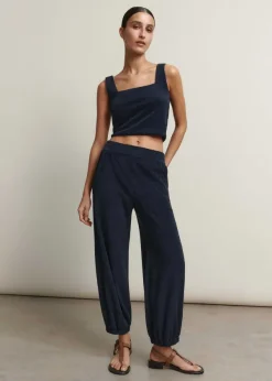Hot ME+EM Towelling Bralette Navy