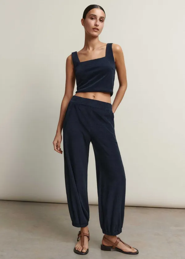 Hot ME+EM Towelling Bralette Navy