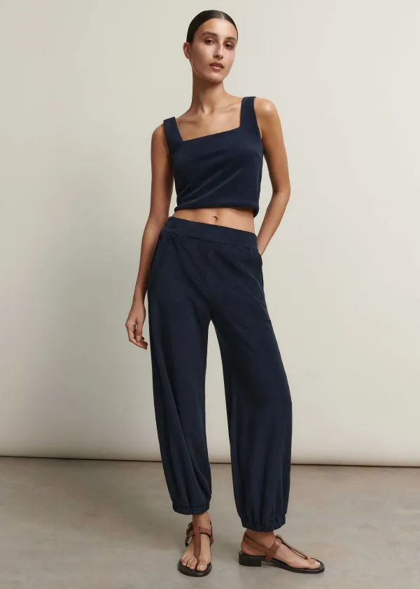 Best ME+EM Towelling Jogger + Bralette Co-Ord Blue
