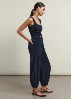 Best ME+EM Towelling Jogger + Bralette Co-Ord Blue