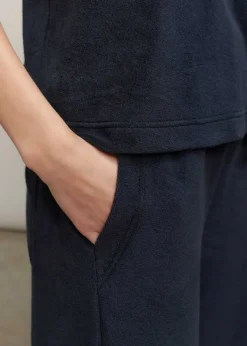 Online ME+EM Towelling Polo Top + Trouser Co-Ord Blue