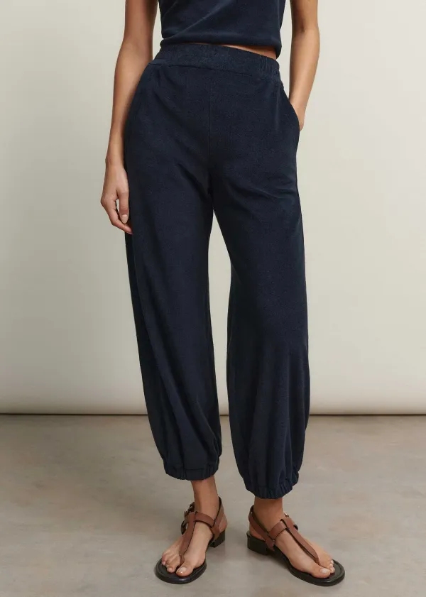 Best ME+EM Towelling Relaxed Jogger Navy