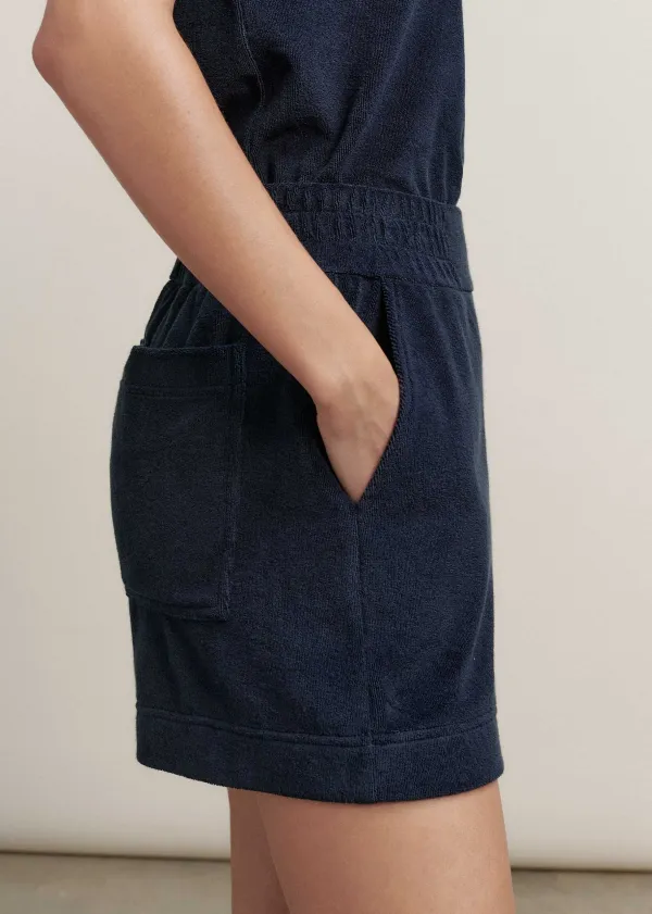 Discount ME+EM Towelling Short Navy