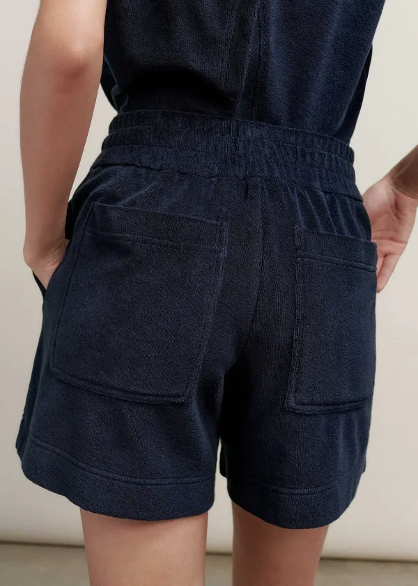 Discount ME+EM Towelling Short Navy
