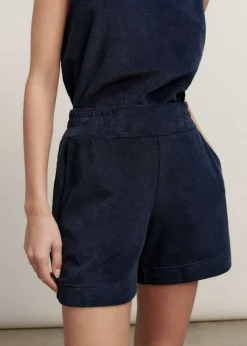 Discount ME+EM Towelling Short Navy