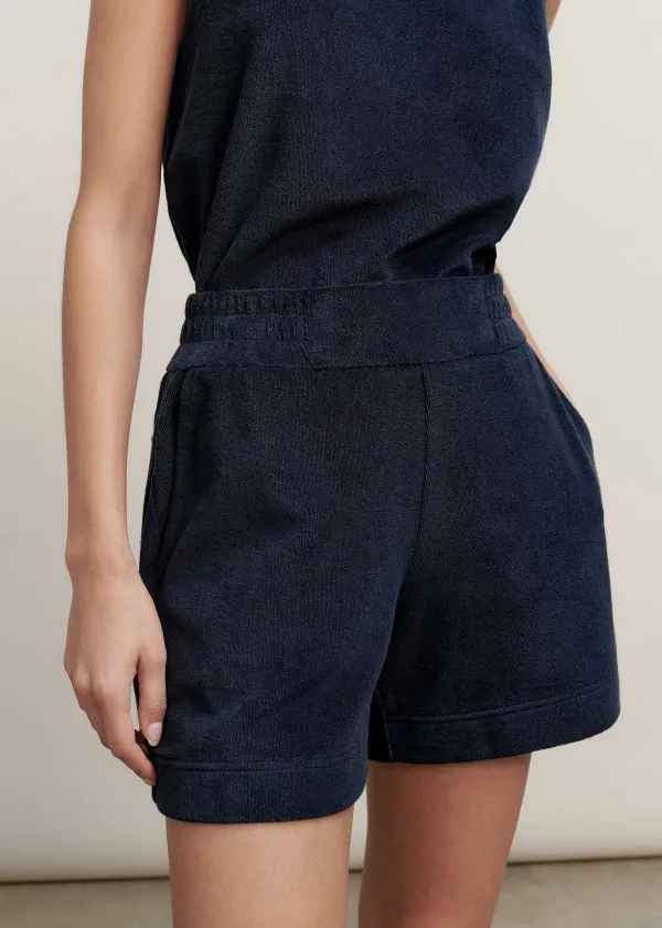 Discount ME+EM Towelling Short Navy