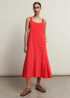 Outlet ME+EM Towelling Sleeveless Midi Dress