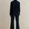Sale ME+EM Travel Tailoring Kick Flare Trouser + Swing Top Co-Ord Blue