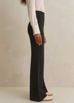 Discount ME+EM Travel Tailoring Kick Flare Trouser Black